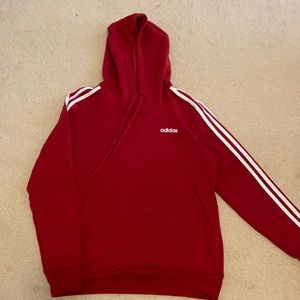 brand new medium red adidas hoodie